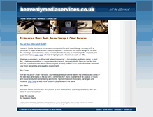 Tablet Screenshot of heavenlymediaservices.co.uk