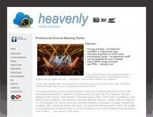 Tablet Screenshot of heavenlymediaservices.com